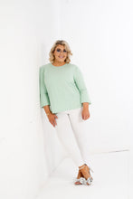 Load image into Gallery viewer, THE LAYLA Long Line Cabled Sweater - MINT
