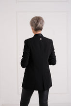 Load image into Gallery viewer, THE KATIE Blazer - Black Satin Trim
